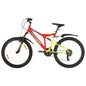 Mountainbike 21 Gang 26 Zoll Rad 49 cm Rot
